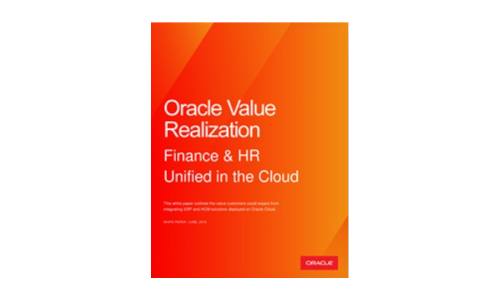 Oracle Value Realisation: Finance and HR Unified in the Cloud